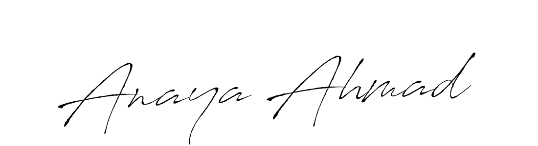 Similarly Antro_Vectra is the best handwritten signature design. Signature creator online .You can use it as an online autograph creator for name Anaya Ahmad. Anaya Ahmad signature style 6 images and pictures png