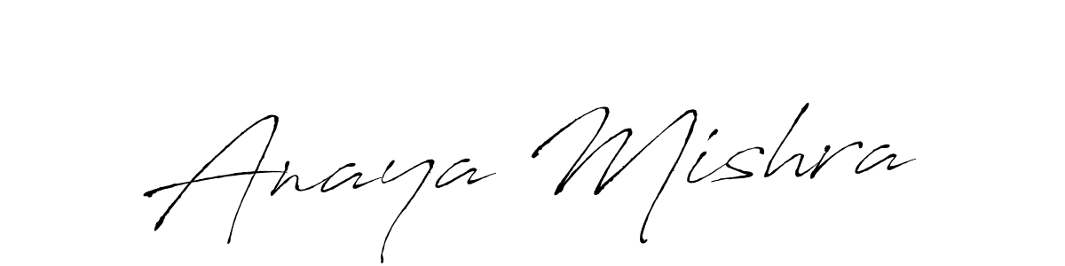 Make a beautiful signature design for name Anaya Mishra. Use this online signature maker to create a handwritten signature for free. Anaya Mishra signature style 6 images and pictures png