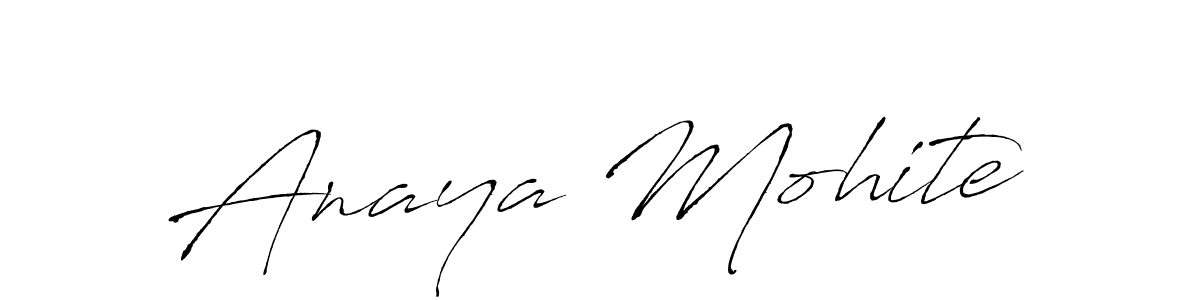 Make a short Anaya Mohite signature style. Manage your documents anywhere anytime using Antro_Vectra. Create and add eSignatures, submit forms, share and send files easily. Anaya Mohite signature style 6 images and pictures png