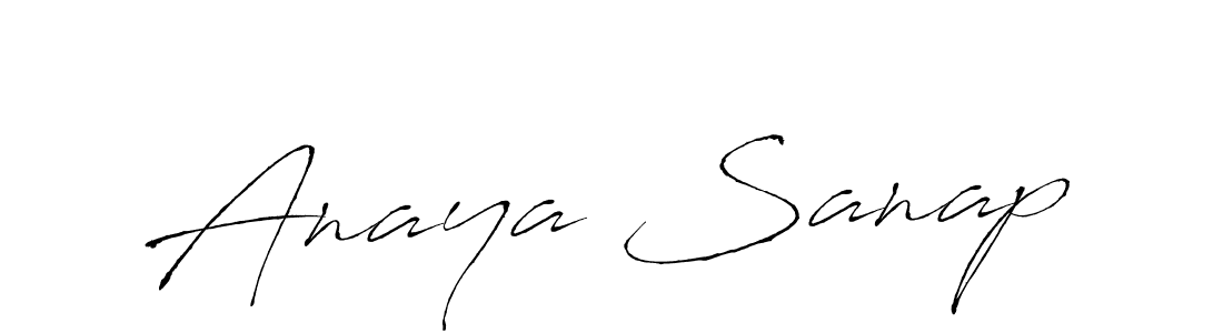 Use a signature maker to create a handwritten signature online. With this signature software, you can design (Antro_Vectra) your own signature for name Anaya Sanap. Anaya Sanap signature style 6 images and pictures png