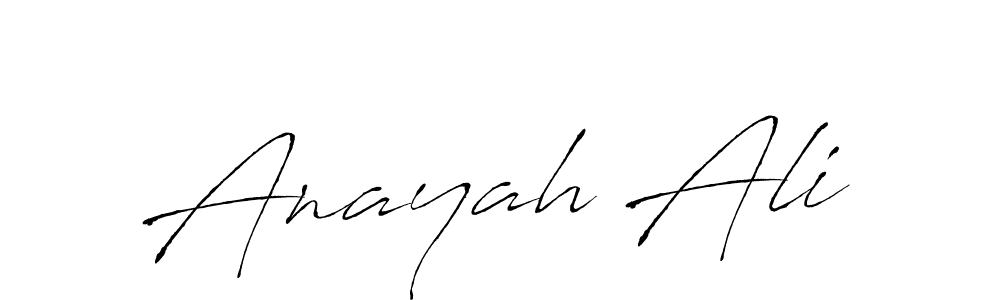 Also You can easily find your signature by using the search form. We will create Anayah Ali name handwritten signature images for you free of cost using Antro_Vectra sign style. Anayah Ali signature style 6 images and pictures png