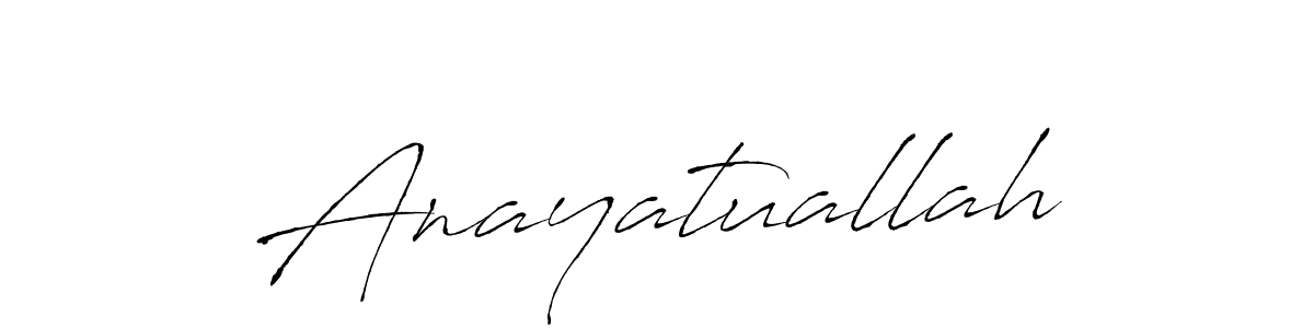 Use a signature maker to create a handwritten signature online. With this signature software, you can design (Antro_Vectra) your own signature for name Anayatuallah. Anayatuallah signature style 6 images and pictures png