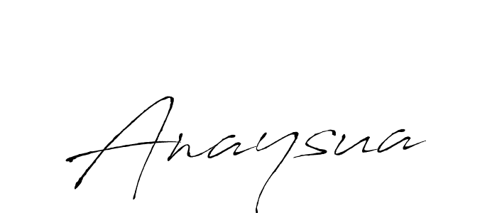 Also we have Anaysua name is the best signature style. Create professional handwritten signature collection using Antro_Vectra autograph style. Anaysua signature style 6 images and pictures png