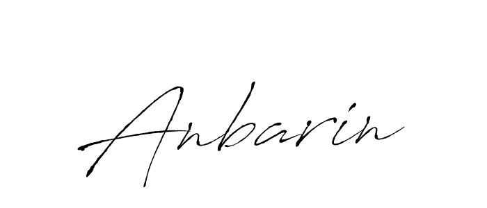 Make a beautiful signature design for name Anbarin. Use this online signature maker to create a handwritten signature for free. Anbarin signature style 6 images and pictures png