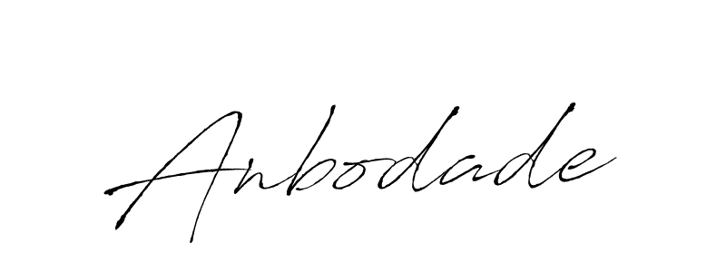 How to make Anbodade signature? Antro_Vectra is a professional autograph style. Create handwritten signature for Anbodade name. Anbodade signature style 6 images and pictures png