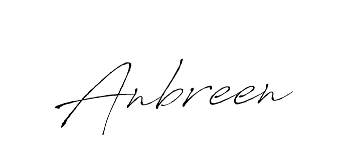 Antro_Vectra is a professional signature style that is perfect for those who want to add a touch of class to their signature. It is also a great choice for those who want to make their signature more unique. Get Anbreen name to fancy signature for free. Anbreen signature style 6 images and pictures png