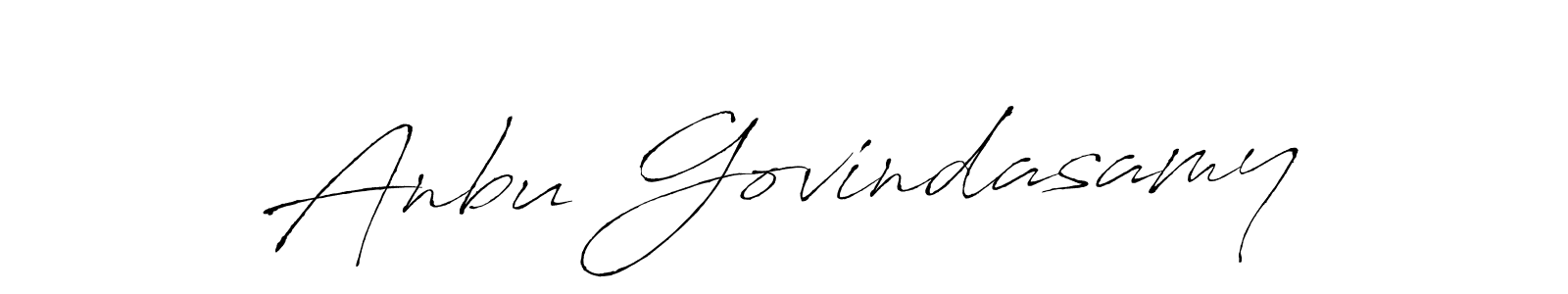 Create a beautiful signature design for name Anbu Govindasamy. With this signature (Antro_Vectra) fonts, you can make a handwritten signature for free. Anbu Govindasamy signature style 6 images and pictures png