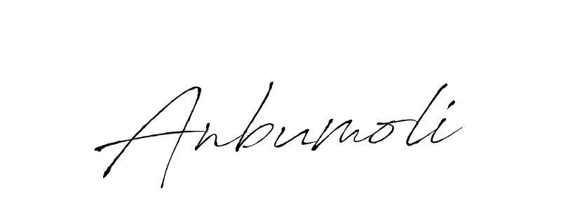 Make a beautiful signature design for name Anbumoli. Use this online signature maker to create a handwritten signature for free. Anbumoli signature style 6 images and pictures png