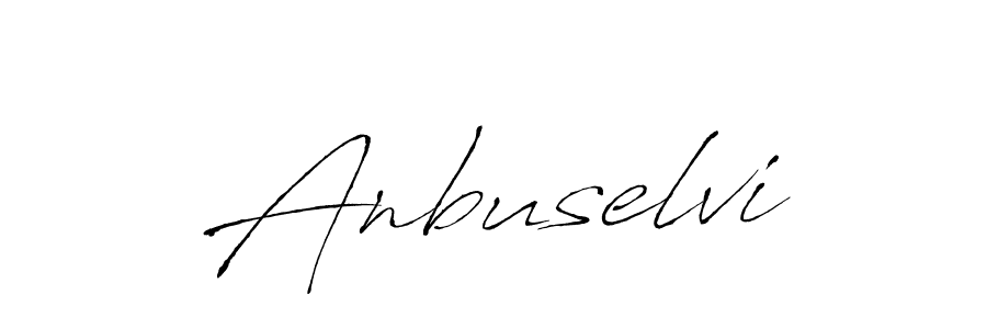 Use a signature maker to create a handwritten signature online. With this signature software, you can design (Antro_Vectra) your own signature for name Anbuselvi. Anbuselvi signature style 6 images and pictures png