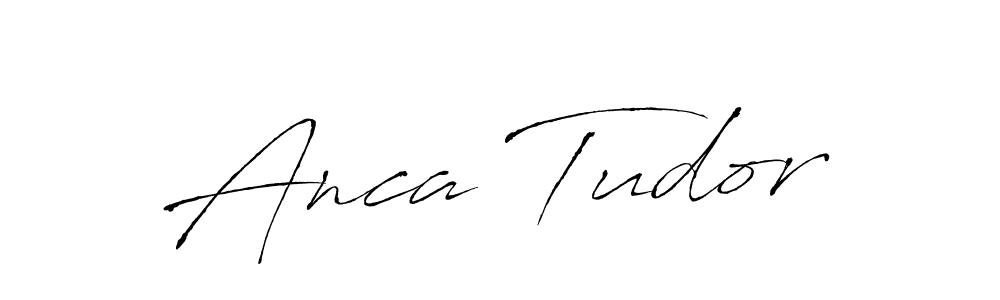 Make a beautiful signature design for name Anca Tudor. With this signature (Antro_Vectra) style, you can create a handwritten signature for free. Anca Tudor signature style 6 images and pictures png