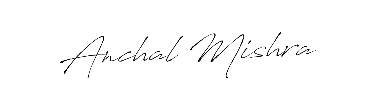 Make a beautiful signature design for name Anchal Mishra. With this signature (Antro_Vectra) style, you can create a handwritten signature for free. Anchal Mishra signature style 6 images and pictures png