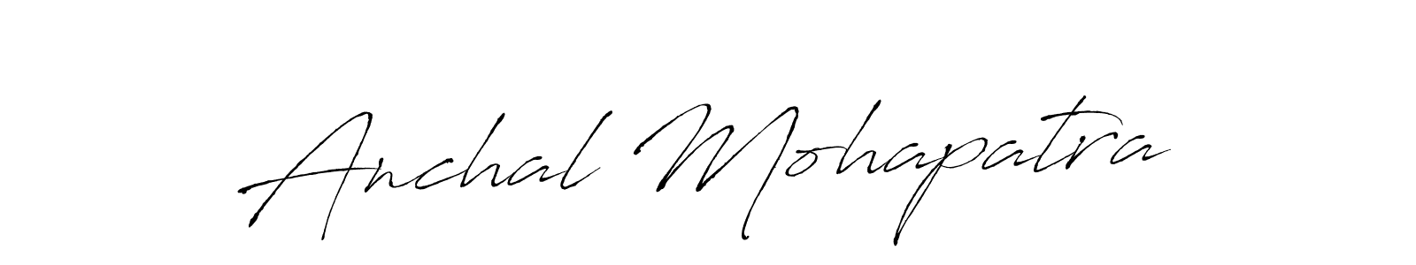 Antro_Vectra is a professional signature style that is perfect for those who want to add a touch of class to their signature. It is also a great choice for those who want to make their signature more unique. Get Anchal Mohapatra name to fancy signature for free. Anchal Mohapatra signature style 6 images and pictures png