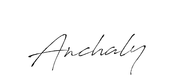 Design your own signature with our free online signature maker. With this signature software, you can create a handwritten (Antro_Vectra) signature for name Anchaly. Anchaly signature style 6 images and pictures png