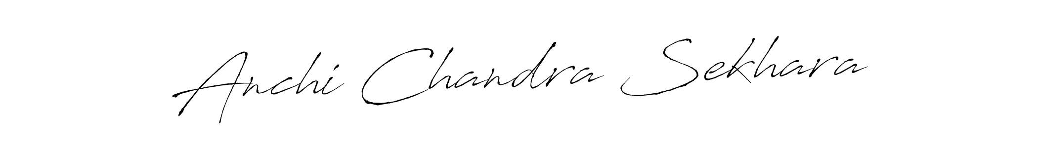 Also we have Anchi Chandra Sekhara name is the best signature style. Create professional handwritten signature collection using Antro_Vectra autograph style. Anchi Chandra Sekhara signature style 6 images and pictures png