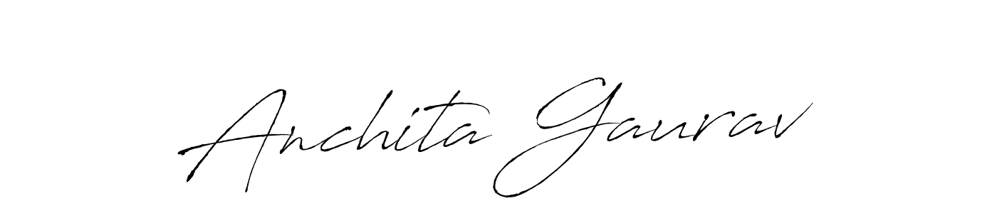 How to make Anchita Gaurav signature? Antro_Vectra is a professional autograph style. Create handwritten signature for Anchita Gaurav name. Anchita Gaurav signature style 6 images and pictures png