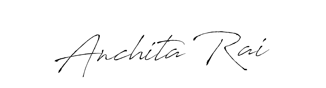 How to make Anchita Rai signature? Antro_Vectra is a professional autograph style. Create handwritten signature for Anchita Rai name. Anchita Rai signature style 6 images and pictures png