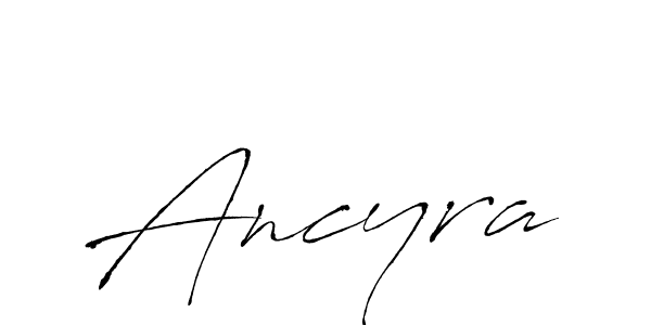 Similarly Antro_Vectra is the best handwritten signature design. Signature creator online .You can use it as an online autograph creator for name Ancyra. Ancyra signature style 6 images and pictures png