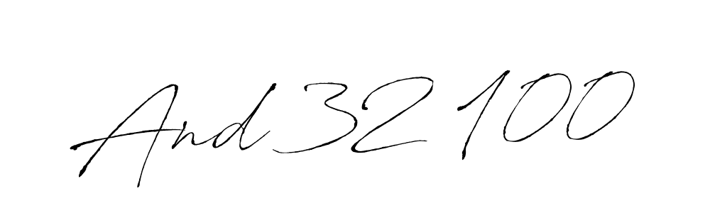 Also we have And 32 100 name is the best signature style. Create professional handwritten signature collection using Antro_Vectra autograph style. And 32 100 signature style 6 images and pictures png