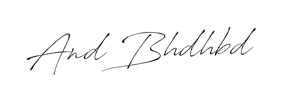 if you are searching for the best signature style for your name And Bhdhbd. so please give up your signature search. here we have designed multiple signature styles  using Antro_Vectra. And Bhdhbd signature style 6 images and pictures png