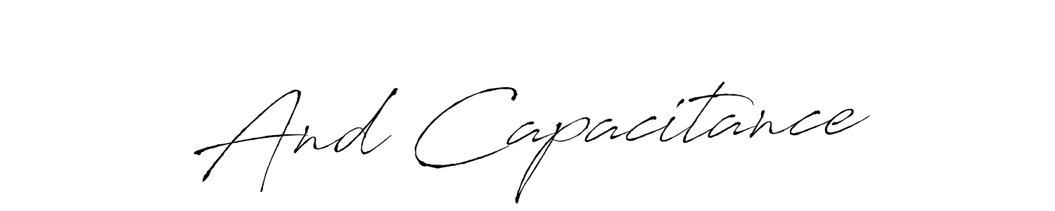 How to Draw And Capacitance signature style? Antro_Vectra is a latest design signature styles for name And Capacitance. And Capacitance signature style 6 images and pictures png