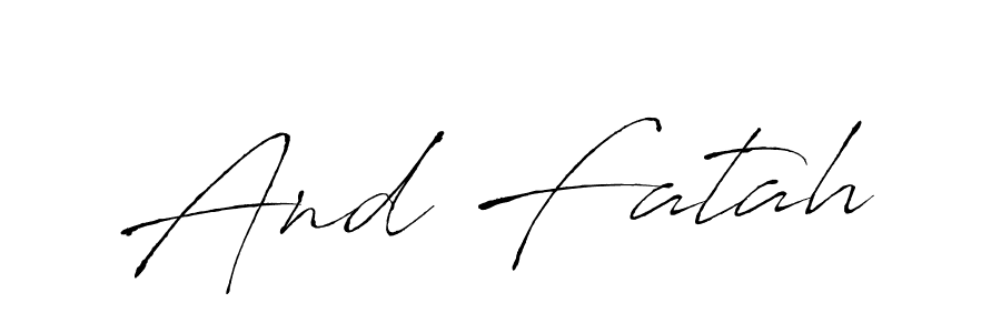 Here are the top 10 professional signature styles for the name And Fatah. These are the best autograph styles you can use for your name. And Fatah signature style 6 images and pictures png