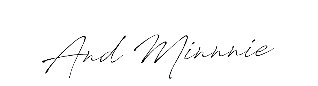 It looks lik you need a new signature style for name And Minnnie. Design unique handwritten (Antro_Vectra) signature with our free signature maker in just a few clicks. And Minnnie signature style 6 images and pictures png