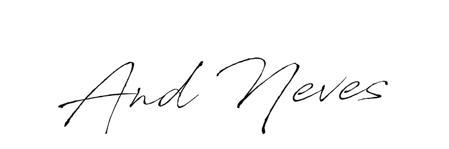 You should practise on your own different ways (Antro_Vectra) to write your name (And Neves) in signature. don't let someone else do it for you. And Neves signature style 6 images and pictures png