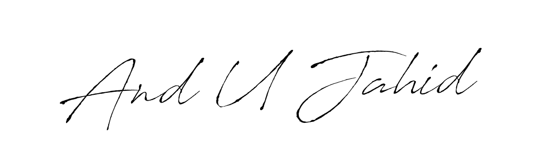 Check out images of Autograph of And U Jahid name. Actor And U Jahid Signature Style. Antro_Vectra is a professional sign style online. And U Jahid signature style 6 images and pictures png