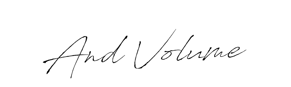 How to make And Volume name signature. Use Antro_Vectra style for creating short signs online. This is the latest handwritten sign. And Volume signature style 6 images and pictures png