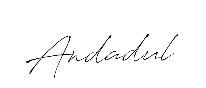 Andadul stylish signature style. Best Handwritten Sign (Antro_Vectra) for my name. Handwritten Signature Collection Ideas for my name Andadul. Andadul signature style 6 images and pictures png