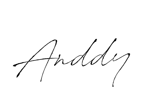 Design your own signature with our free online signature maker. With this signature software, you can create a handwritten (Antro_Vectra) signature for name Anddy. Anddy signature style 6 images and pictures png