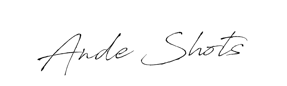 Make a beautiful signature design for name Ande Shots. Use this online signature maker to create a handwritten signature for free. Ande Shots signature style 6 images and pictures png