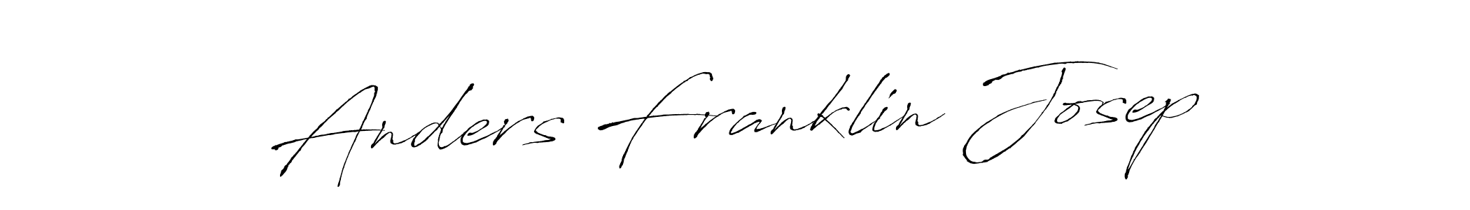 Anders Franklin Josep stylish signature style. Best Handwritten Sign (Antro_Vectra) for my name. Handwritten Signature Collection Ideas for my name Anders Franklin Josep. Anders Franklin Josep signature style 6 images and pictures png