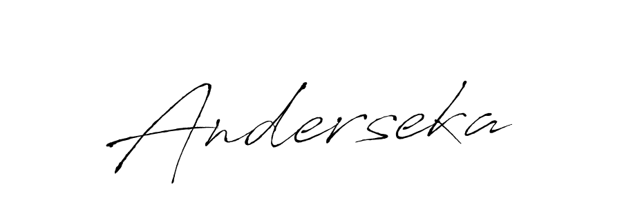 You should practise on your own different ways (Antro_Vectra) to write your name (Anderseka) in signature. don't let someone else do it for you. Anderseka signature style 6 images and pictures png