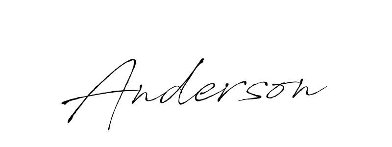 Make a beautiful signature design for name Anderson. With this signature (Antro_Vectra) style, you can create a handwritten signature for free. Anderson signature style 6 images and pictures png