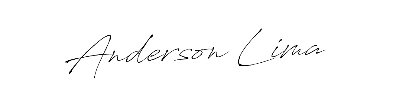 How to make Anderson Lima name signature. Use Antro_Vectra style for creating short signs online. This is the latest handwritten sign. Anderson Lima signature style 6 images and pictures png