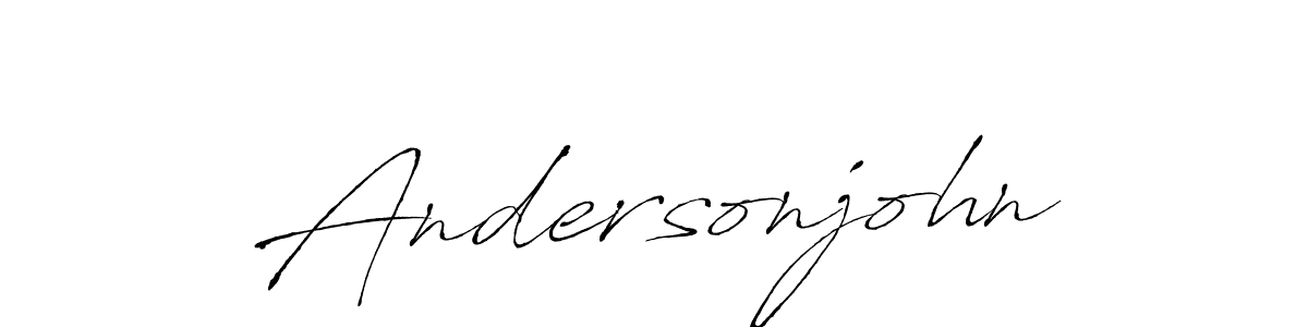 How to make Andersonjohn signature? Antro_Vectra is a professional autograph style. Create handwritten signature for Andersonjohn name. Andersonjohn signature style 6 images and pictures png