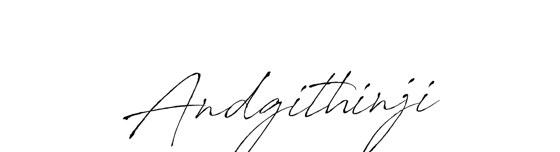 Make a beautiful signature design for name Andgithinji. With this signature (Antro_Vectra) style, you can create a handwritten signature for free. Andgithinji signature style 6 images and pictures png