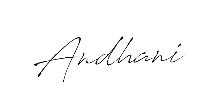 The best way (Antro_Vectra) to make a short signature is to pick only two or three words in your name. The name Andhani include a total of six letters. For converting this name. Andhani signature style 6 images and pictures png
