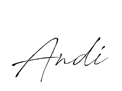 Use a signature maker to create a handwritten signature online. With this signature software, you can design (Antro_Vectra) your own signature for name Andi. Andi signature style 6 images and pictures png