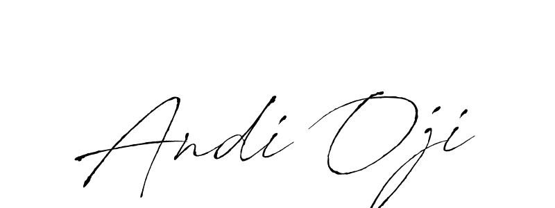Create a beautiful signature design for name Andi Oji. With this signature (Antro_Vectra) fonts, you can make a handwritten signature for free. Andi Oji signature style 6 images and pictures png