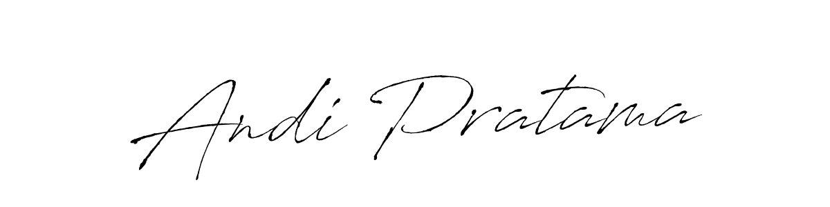 Also we have Andi Pratama name is the best signature style. Create professional handwritten signature collection using Antro_Vectra autograph style. Andi Pratama signature style 6 images and pictures png