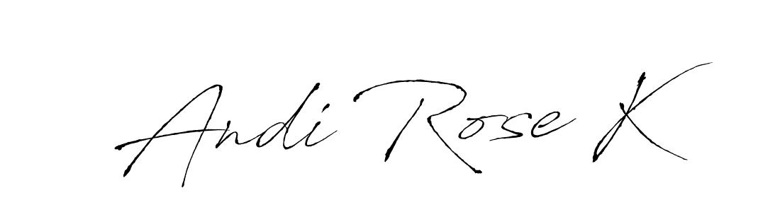 It looks lik you need a new signature style for name Andi Rose K. Design unique handwritten (Antro_Vectra) signature with our free signature maker in just a few clicks. Andi Rose K signature style 6 images and pictures png