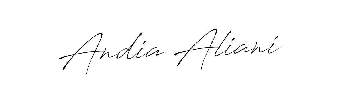 You should practise on your own different ways (Antro_Vectra) to write your name (Andia Aliani) in signature. don't let someone else do it for you. Andia Aliani signature style 6 images and pictures png