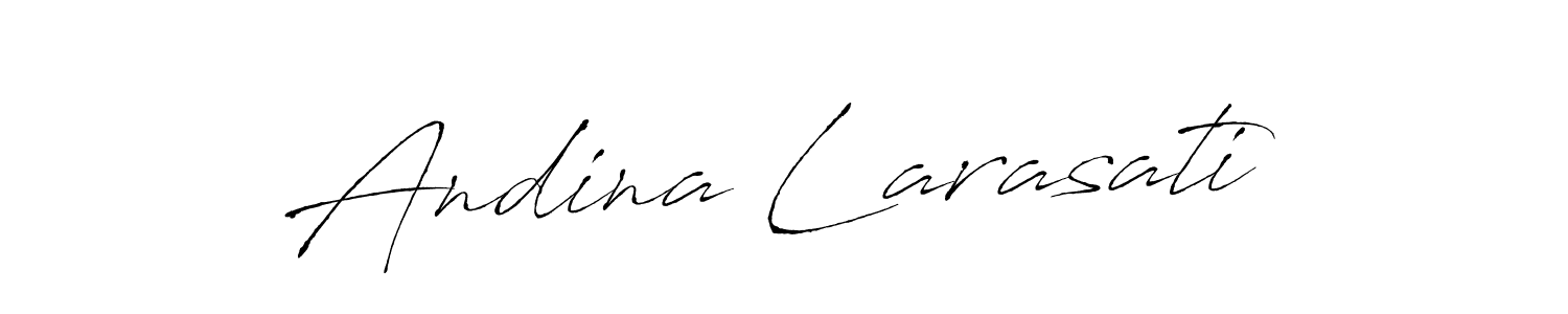 It looks lik you need a new signature style for name Andina Larasati. Design unique handwritten (Antro_Vectra) signature with our free signature maker in just a few clicks. Andina Larasati signature style 6 images and pictures png