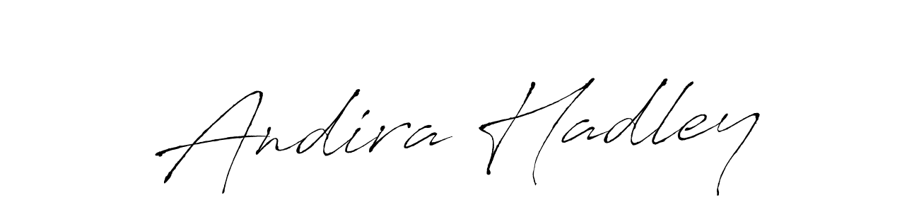 Also You can easily find your signature by using the search form. We will create Andira Hadley name handwritten signature images for you free of cost using Antro_Vectra sign style. Andira Hadley signature style 6 images and pictures png
