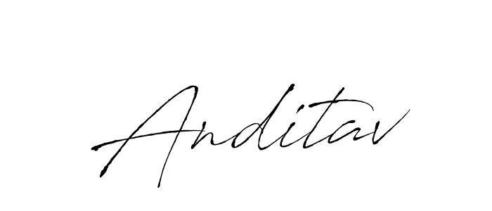 Antro_Vectra is a professional signature style that is perfect for those who want to add a touch of class to their signature. It is also a great choice for those who want to make their signature more unique. Get Anditav name to fancy signature for free. Anditav signature style 6 images and pictures png