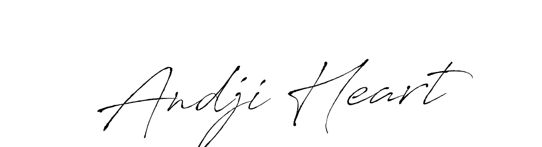 You can use this online signature creator to create a handwritten signature for the name Andji Heart. This is the best online autograph maker. Andji Heart signature style 6 images and pictures png