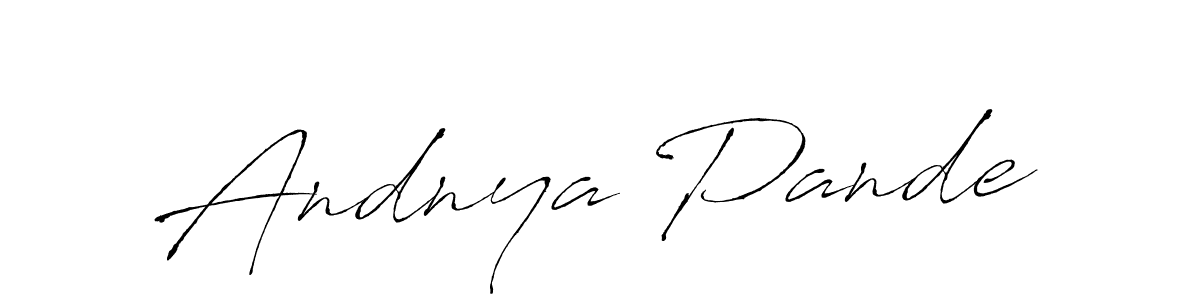 if you are searching for the best signature style for your name Andnya Pande. so please give up your signature search. here we have designed multiple signature styles  using Antro_Vectra. Andnya Pande signature style 6 images and pictures png