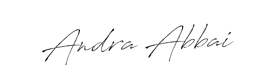 Design your own signature with our free online signature maker. With this signature software, you can create a handwritten (Antro_Vectra) signature for name Andra Abbai. Andra Abbai signature style 6 images and pictures png